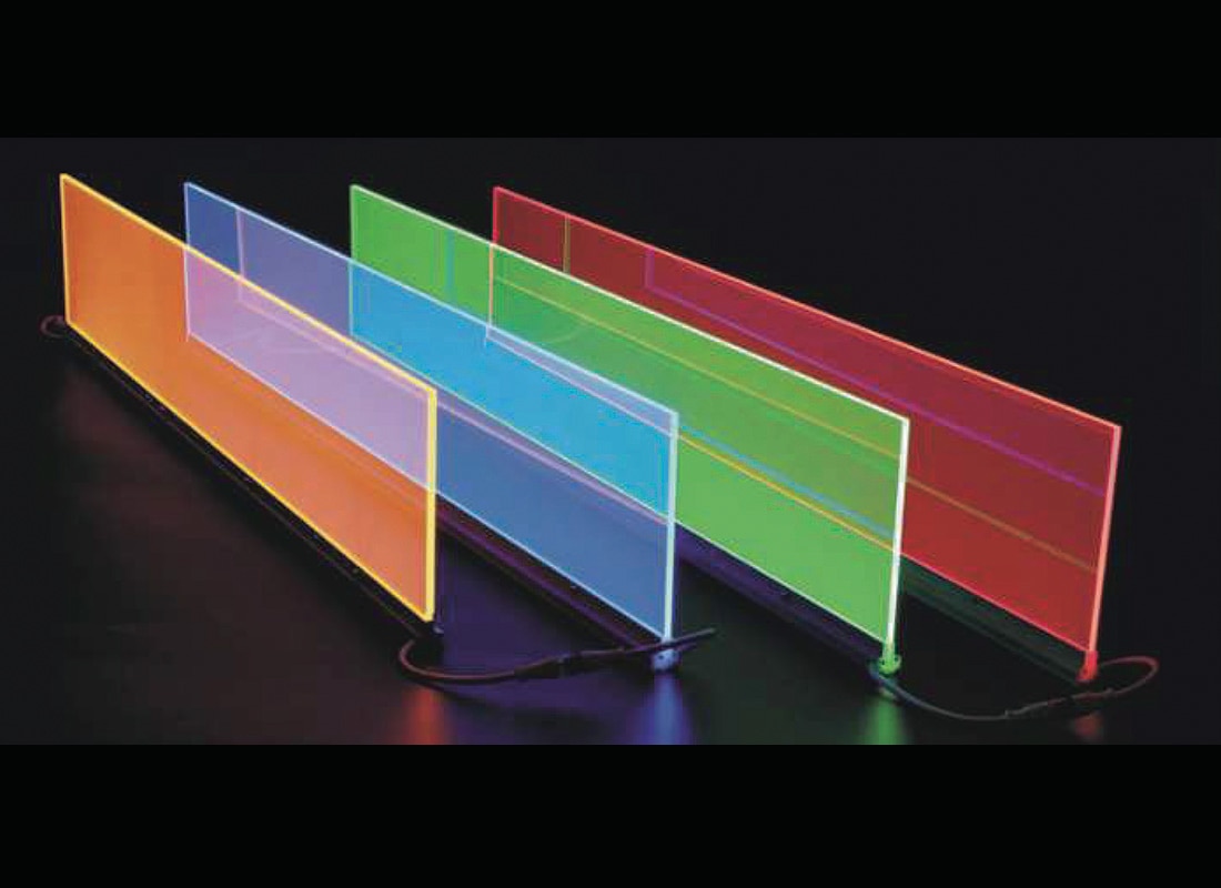 Edgelit Custom Size Transparent Panel